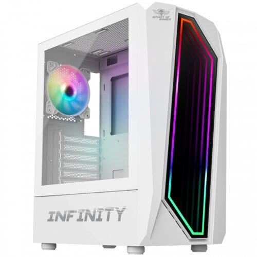Spirit of Gamer - Infinity Artic - Boitier Gamer - RGB - Moyen Tour