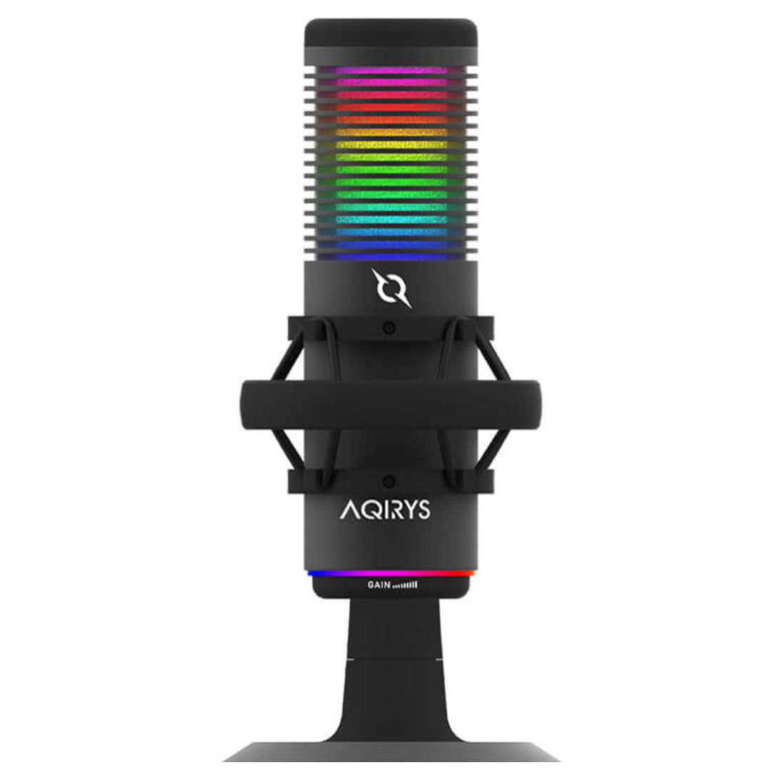 AQIRYS GALILEO - Microphone Pour Streamer USB - Noir (2)