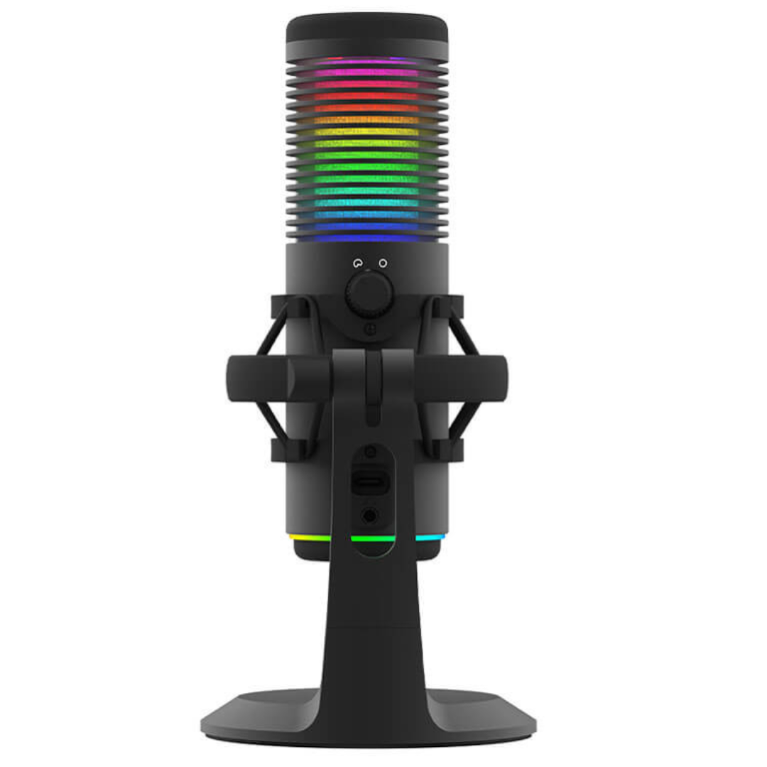 AQIRYS GALILEO - Microphone Pour Streamer USB - Noir (3)
