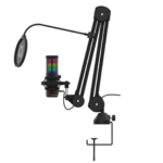 AQIRYS GALILEO – Microphone Pour Streamer USB – Noir (2)