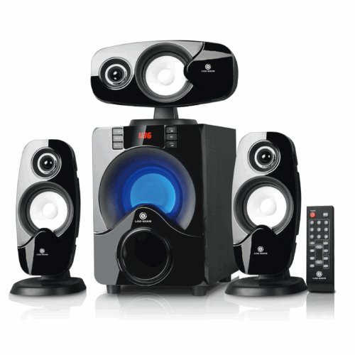 Haut Parleur Sans Fil Gold Sound – Noir – Gs-2602 3.1