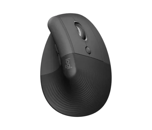 Logitech Lift Vertical Ergonomic Mouse - GRAPHITE / BLACK - 2.4GHZ/BT